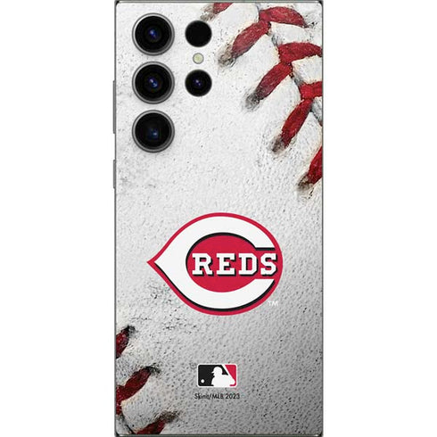 MLB Cincinnati Reds Game Ball Galaxy S25 Ultra Skin